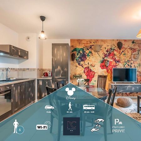מונטבראן *Disneyland-Paris* 6Pers, Netflix, Wifi, Parking מראה חיצוני תמונה